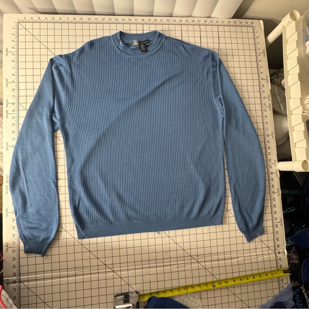 Kilburne and Finch ‎ vintage Men's XXXl Blue Sweater